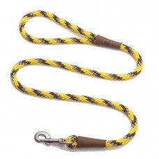 Leads Collars: Mendota Snap Lead - Harvest - Brushed Nickel