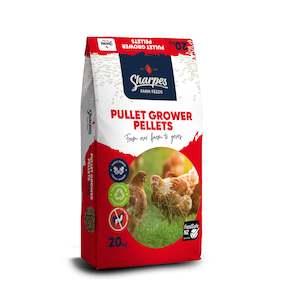 Poultry Waterfowl: Sharpes Pullet Grower Pellets
