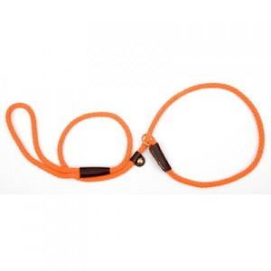 Leads Collars: Mendota Slip Lead - Orange