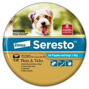 Products: Seresto Small Dog Flea Collar (under 8kg) Jen's Pet Supplies