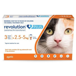 Products: Revolution Plus 2.5-5kg 3 pack Jen's Pet Supplies