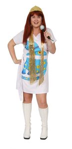 Abba Cat Blue Minidress