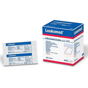 Crystaderm: BSN Leukomed Dressing White 5cm x 7.2cm - Each