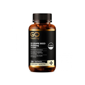 Go Healthy: GO Healthy Grape Seed 60,000mg 1-A-Day 120 caps