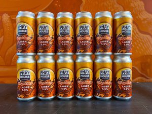 Products: Mega Mega - LAGER - 12 x 440ml - PhatHouse Brewery Bar & Kitchen