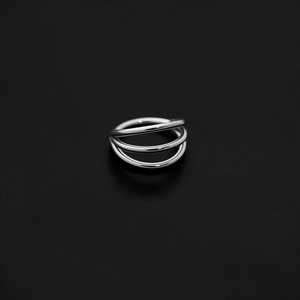 ASTM F136 Implant Grade Titanium Triple Split Hinged Ring Clicker