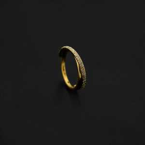 ASTM F136 Implant Grade Titanium Gold Cross Hinged Ring Clicker