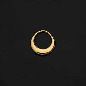 ASTM F136 Implant Grade Titanium Gold Tapered Hinged Ring Clicker