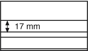 2 Strip Stockcards. 148 x 85mm with flap. Pack of 100 – Philatelic Distributors Limited