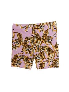 New Arrivals: Bike Shorts - Lilac Climbing Tigers