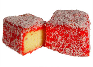 Lamingtons: Raspberry Lamington GF/DF 4pp FROZEN