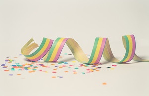 Products: Coloured Ribbon Phoenix GreetingCard