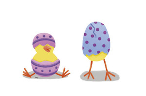 Easter Chicks Phoenix GreetingCard