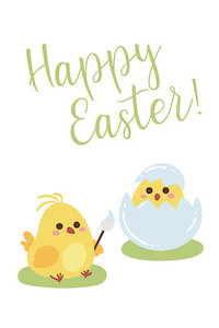 Products: Painting Chicks Phoenix GreetingCard