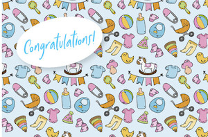 Products: Congratulations Blue Phoenix GreetingCard