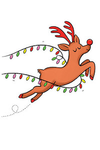 Christmas reindeer Phoenix GreetingCard