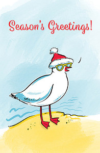 Season's Greetings - seagull Phoenix GreetingCard