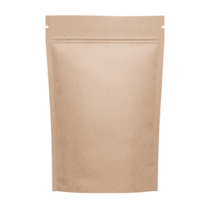 Pouches: Kraft Stand Up Pouch - Compostable