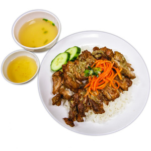 Rice Dishes: R8. Lemongrass Chicken on Rice