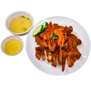 Rice Dishes: R1. Pork Chop on Rice