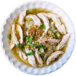 N8. Shredded Chicken Noodle Soup