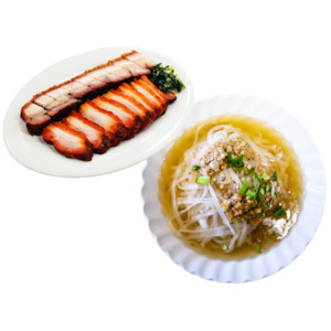 Menu: P4. Choice of 2 Meats Noodle Soup