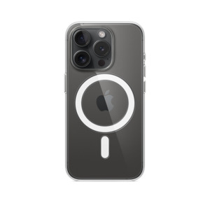 Accessories: iPhone 15 Pro Clear Case with MagSafe