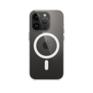 Accessories: iPhone 14 Pro Clear Case with MagSafe