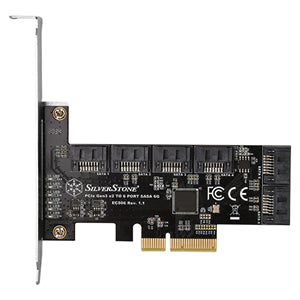 IO Cards: Silverstone ECS06 SATA III PCI Express card 6-port