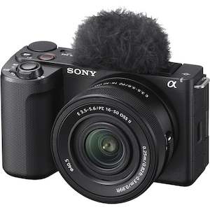 Cameras: Sony Alpha ZVE10 II 26MP APS-C E Mount w/16-50 Black
