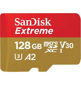 Memory Cards And Usb Memory Cards: SANDISK EXTREME MICRO SDXC 128GB UP TO 160MB/S CLASS 10 A2 V30