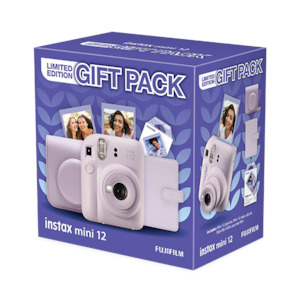 Instant Cameras Accessories: Instax mini 12 gift pack purple