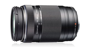 Lenses: Olympus 75-300mm II f4.8-6.7 20x MSC Ultra Zoom Lens Black