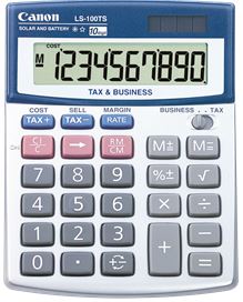 Products: Canon LS100TS Solar & Battery 10 Digit Calculator