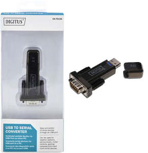Cables Usb Firewire: Digitus USB 2.0 Type A (M) to Serial RS232 (M) Mini Adapter
