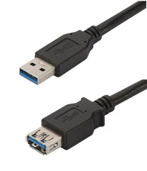 Cables Usb Firewire: Digitus USB 3.0 Type A (M) to USB Type A (F) 1m Extension Cable