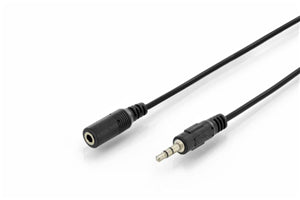 Cables Other: Digitus 3.5mm (M) to 3.5mm (F) 1.5m Stereo Audio Extension Cable