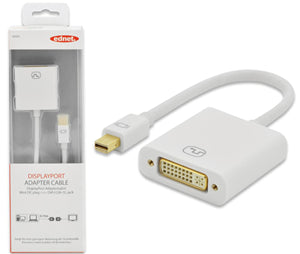 Cables Monitor Video: Ednet mini DisplayPort (M) to DVI-D (F) Adapter Cable