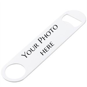 Creative Gifts Ideas: Bottle Opener White Dble sided SS