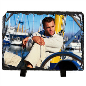 Creative Gifts Ideas: Slate tile 5x7" with Stand