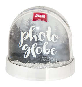 Shot2go: SHOT2GO PHOTO GLITTER GLOBE - SILVER