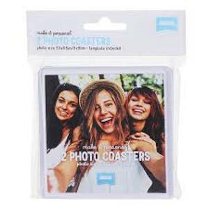 Shot2go: SHOT2GO PHOTO COASTER 2 PK