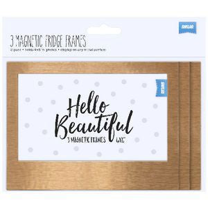 Shot2go: SHOT2GO Magnetic Fridge Frame 3pk Copper