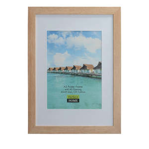Poster Picture Frames: Brighton A2 Frame with A3 Opening Oak