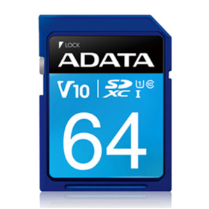 Memory Cards And Usb Memory Cards: ADATA Premier UHS-I SDXC 64Gb card