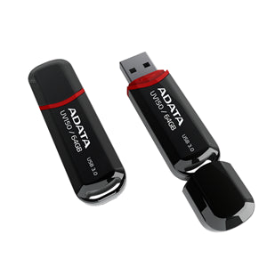 Google Feed Collection: ADATA UV150 Dashdrive USB3.2 64GB Black/Red Flash Drive