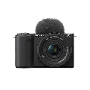 Sony Alpha ZVE10 24.2MP APS-C M/less Cam E Mount w/16-50 II Black