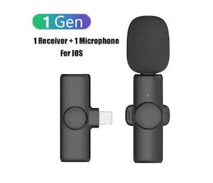 Phone Accessories: K11 Prof Wireless Lavalier Microphone for iPhone iPad