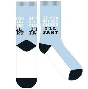 Gift: SOCK FF GET ANY CLOSER ILL FART