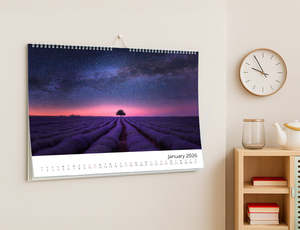 A3 Photo Wall Calendar - Gallery Style